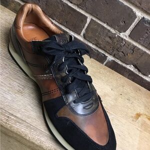 FRYE Mens Size 9 Shoes Brown Camo Low Top Canvas Sneakers Trainers Rare Model